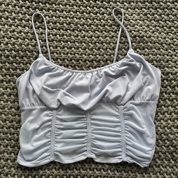 Rue21 Tops - Light blue sheer corset top